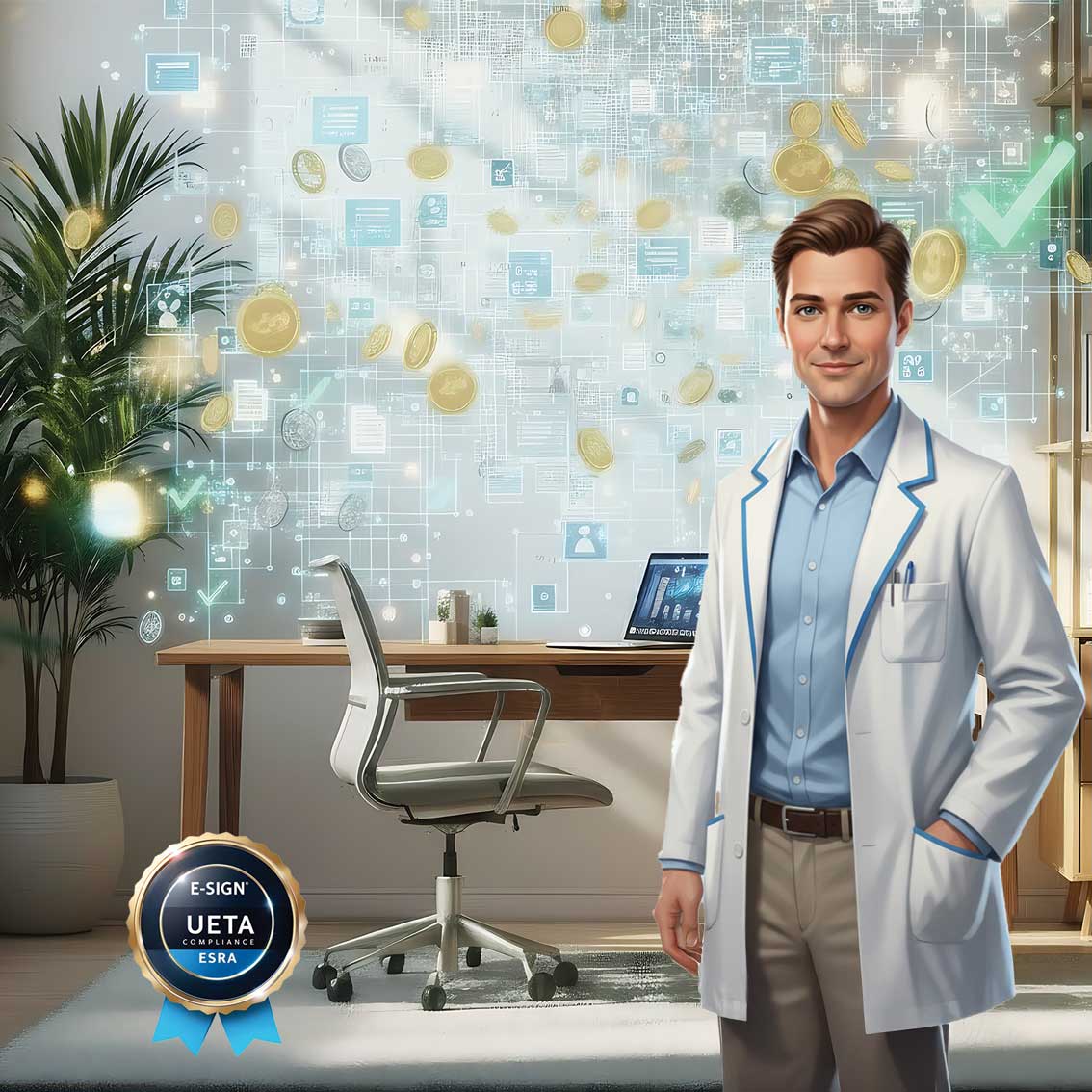 DocOtto dashboard showing document, signature, and invoice management in one place